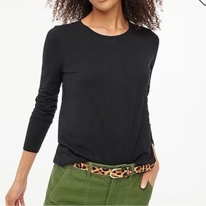 JCREW Long-sleeve Crewneck Girlfriend Tee